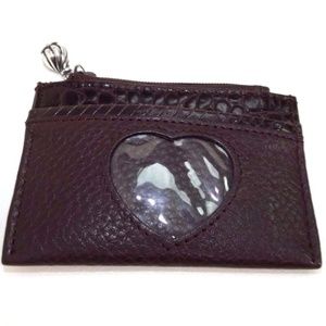 Brighton Brown  Croc Case Wristlet Wallet